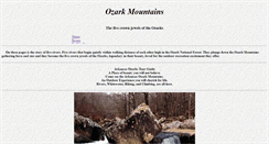 Desktop Screenshot of ozarkmountains.org