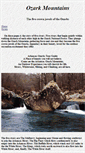 Mobile Screenshot of ozarkmountains.org