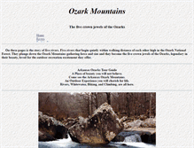 Tablet Screenshot of ozarkmountains.org